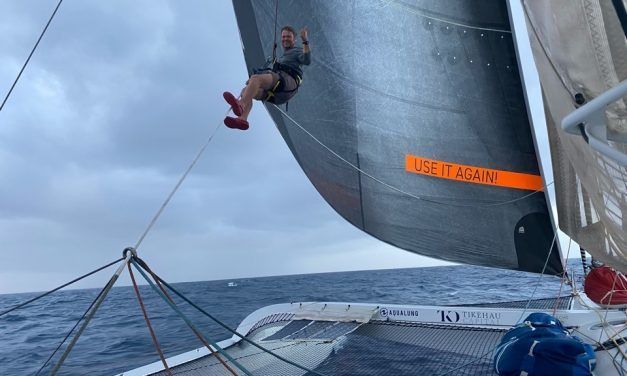 Alex Pella cruza el Ecuador con tres días de ventaja sobre el récord