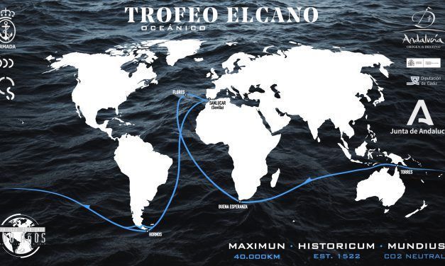 Andalucía, será origen y destino del Trofeo Oceánico JS Elcano. El gran desafío deportivo, histórico y 100% sostenible de la vuelta al mundo hacia poniente.