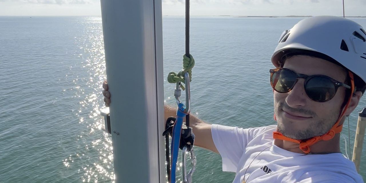 Pablo Berruezo, ready to start his round-the-world sailing trip