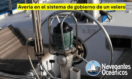 Mantenimiento del sistema de gobierno de un velero