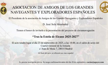 Tras la estela de Elcano 2025-27, presentación del proyecto en el Cuartel General de la Armada