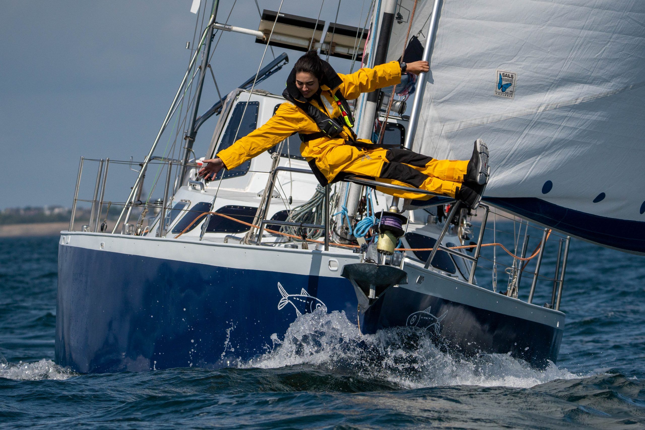 tamara klink a vela en paso del NW