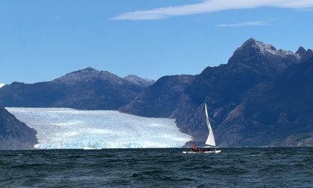 “Patagonia by Patín a Vela” expedition reaches the Isthmus of Ofqui after 35 days sailing through the Patagonian channels