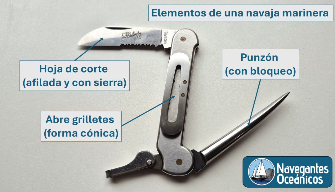 Cualidades de una navaja para un velero