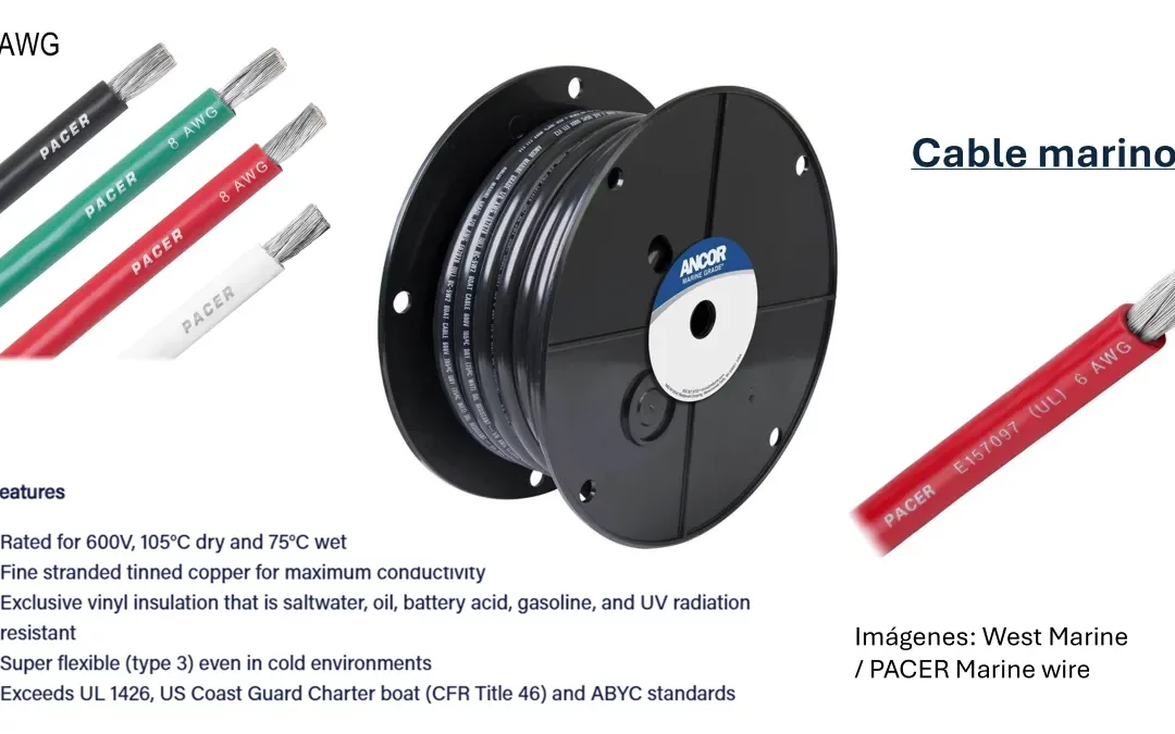 Cableado del circuito eléctrico de un velero