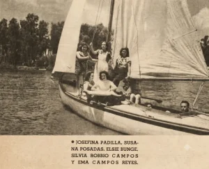 Josefina Padilla y otras a bordo